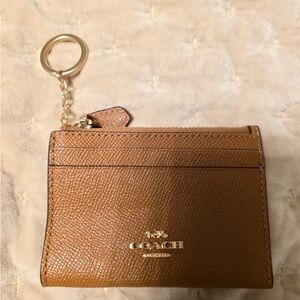 Coach Brown Leather Key Holder